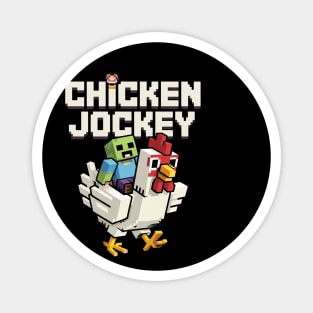 CHICKEN JOCKEY FUNNY RUN Magnet